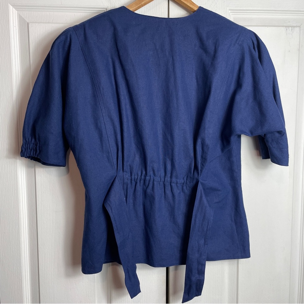 LINEN Button Down Top - Picture 4 of 16